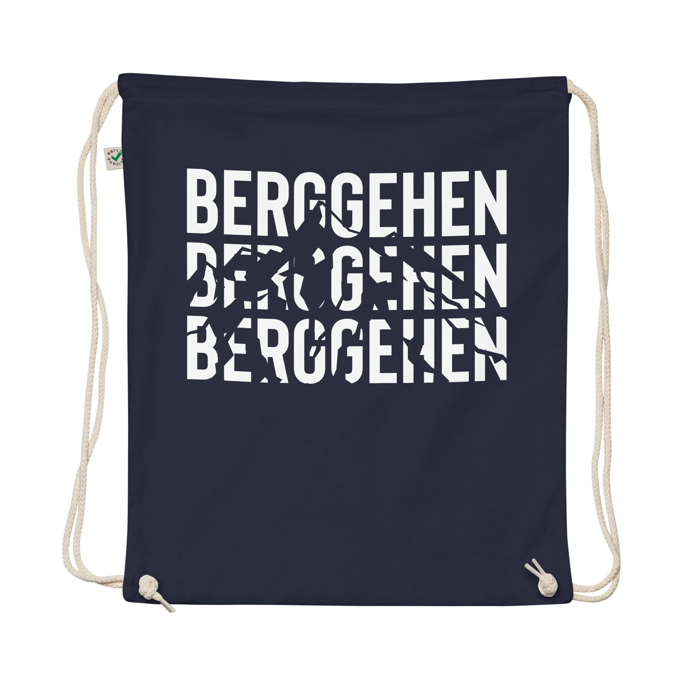 Berggehen - Organic Turnbeutel berge