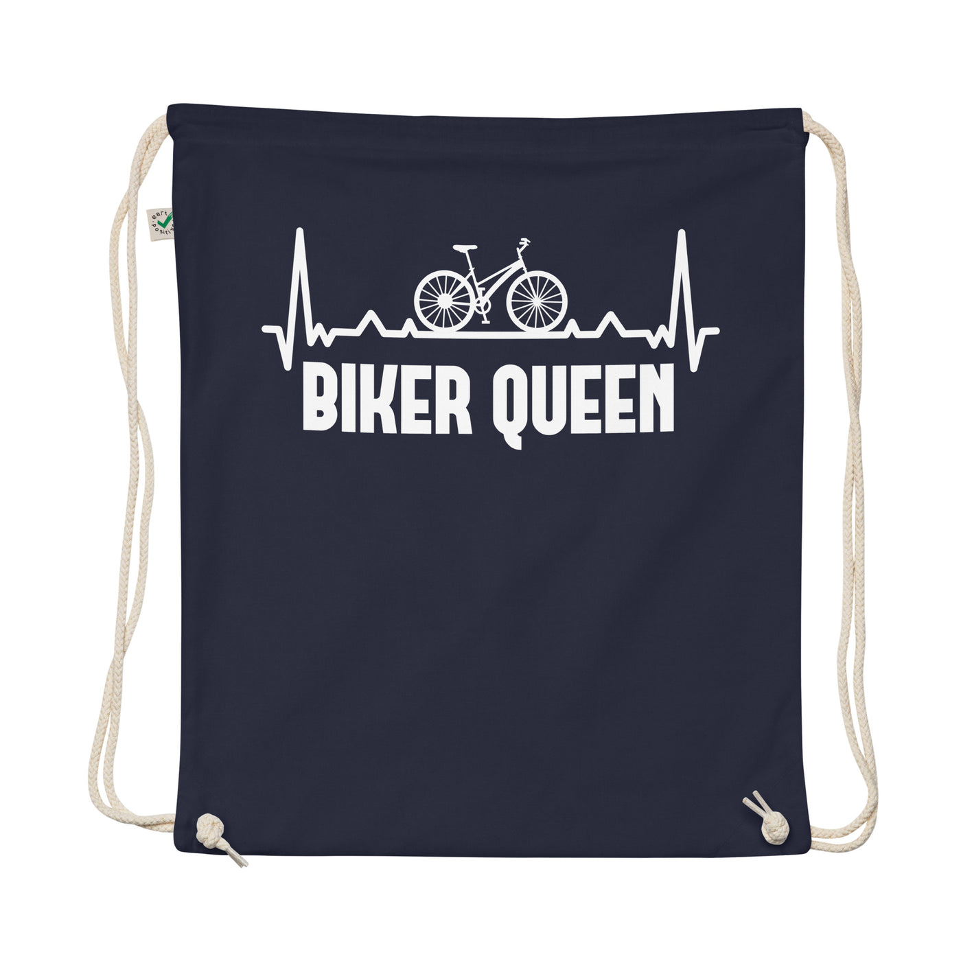 Biker Queen 1 - Organic Turnbeutel fahrrad