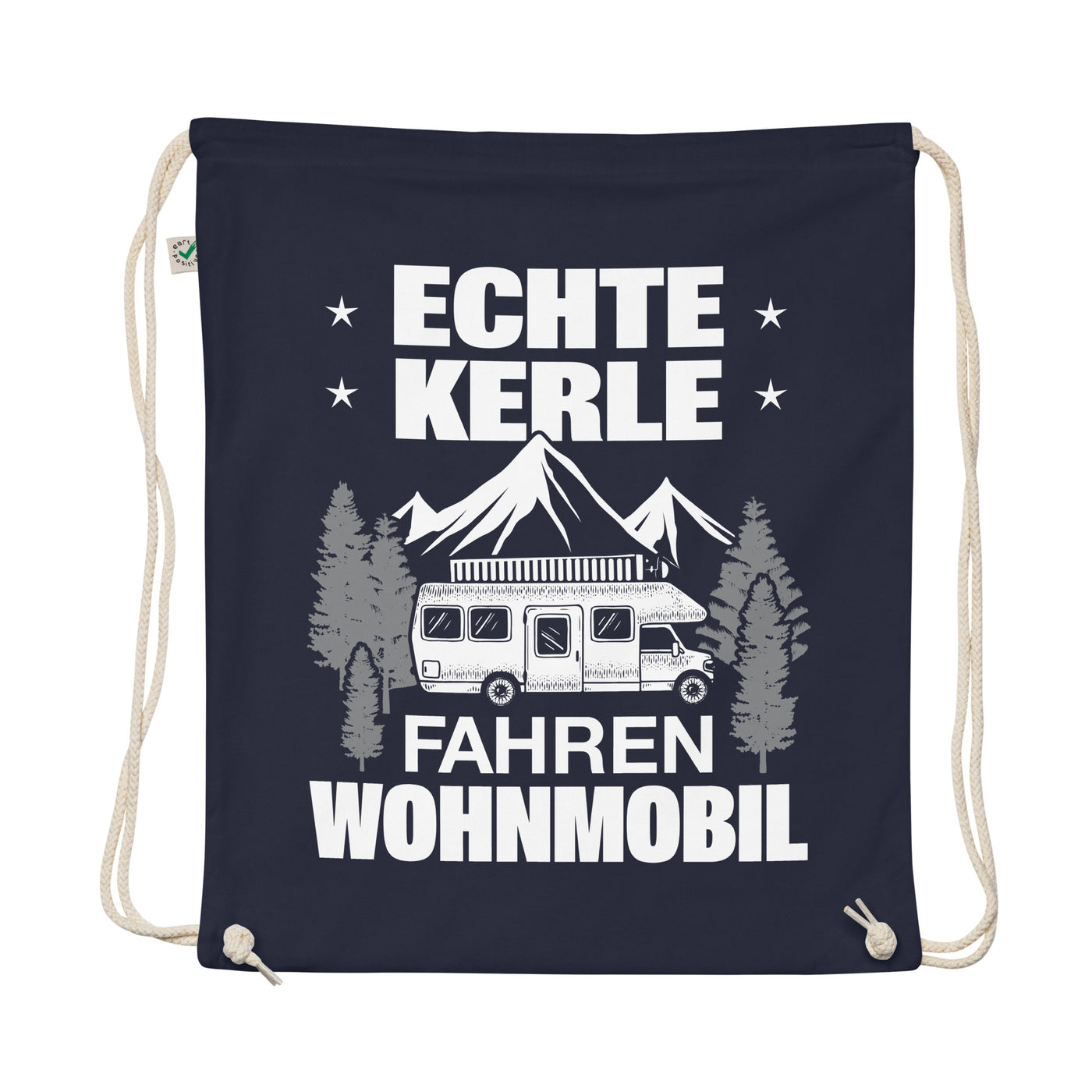 Echte Kerle Fahren Wohnmobil - Organic Turnbeutel camping