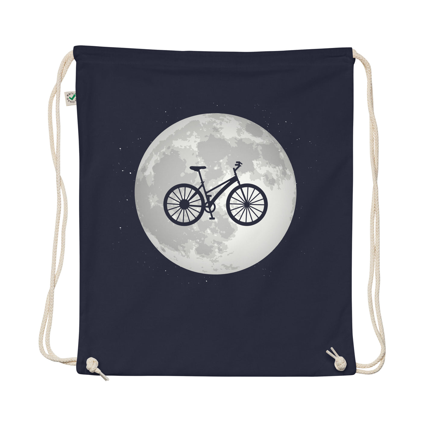 Full Moon - Cycling - Organic Turnbeutel fahrrad