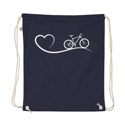 Heart 2 And Cycling - Organic Turnbeutel fahrrad