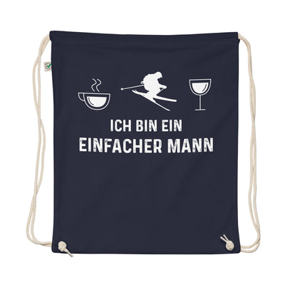 Ich Bin Ein Einfacher Mann - Organic Turnbeutel ski