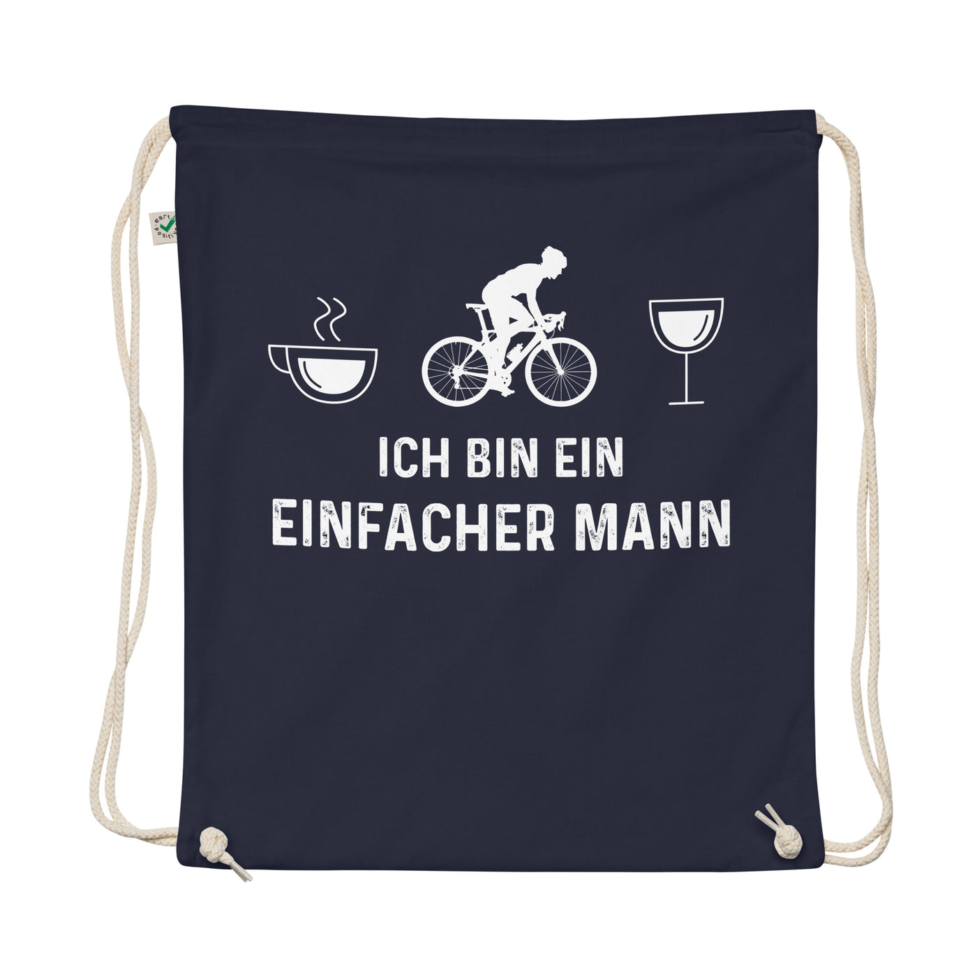 Ich Bin Ein Einfacher Mann 1 - Organic Turnbeutel fahrrad