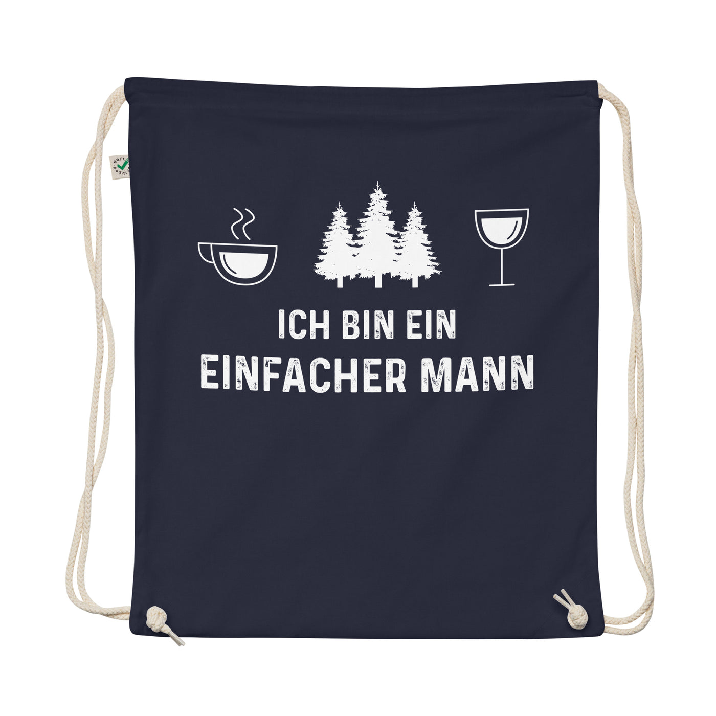 Ich Bin Ein Einfacher Mann 3 - Organic Turnbeutel camping