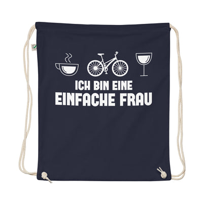 Ich Bin Eine Einfache Frau - Organic Turnbeutel fahrrad