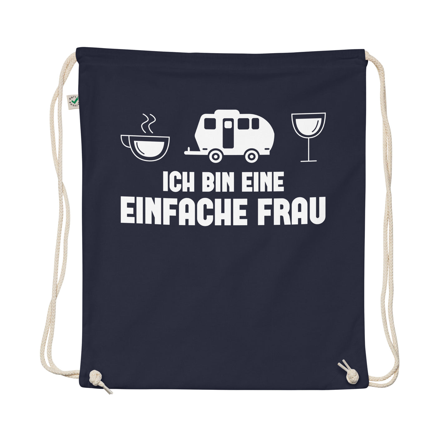 Ich Bin Eine Einfache Frau 2 - Organic Turnbeutel camping