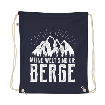 Meine Welt Sind Die Berge - Organic Turnbeutel berge