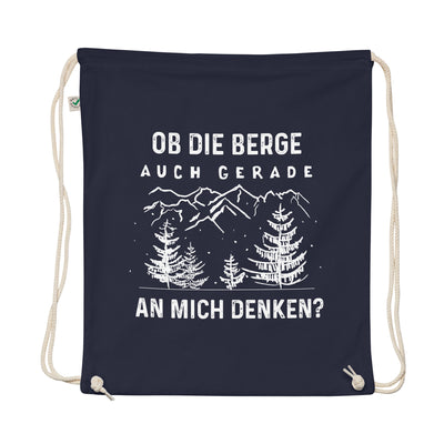 Ob Die Berge Auch Gerade An Mich Denken - Organic Turnbeutel berge