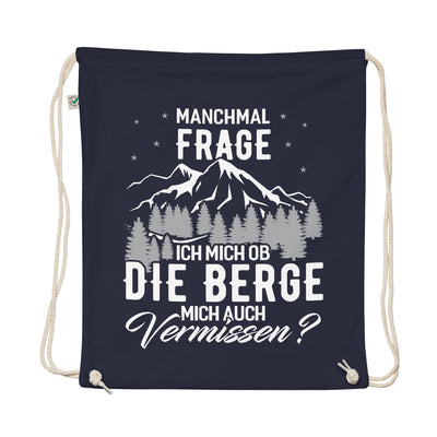 Ob Die Berge Mich Auch Vermissen - Organic Turnbeutel berge wandern