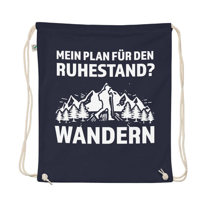 Plan Für Den Ruhestand - Wandern - Organic Turnbeutel wandern