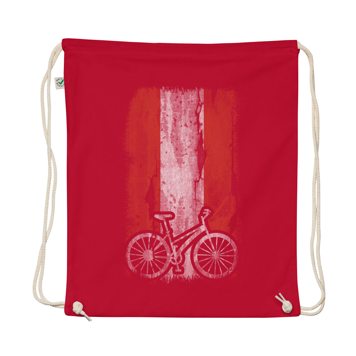 Austria Flag And Cycling - Organic Turnbeutel fahrrad