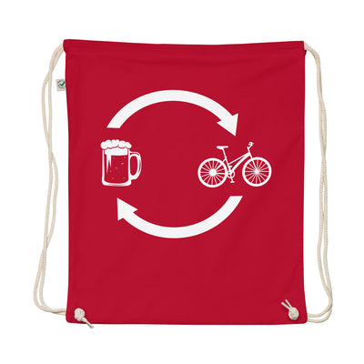 Beer Loading Arrows And Cycling - Organic Turnbeutel fahrrad