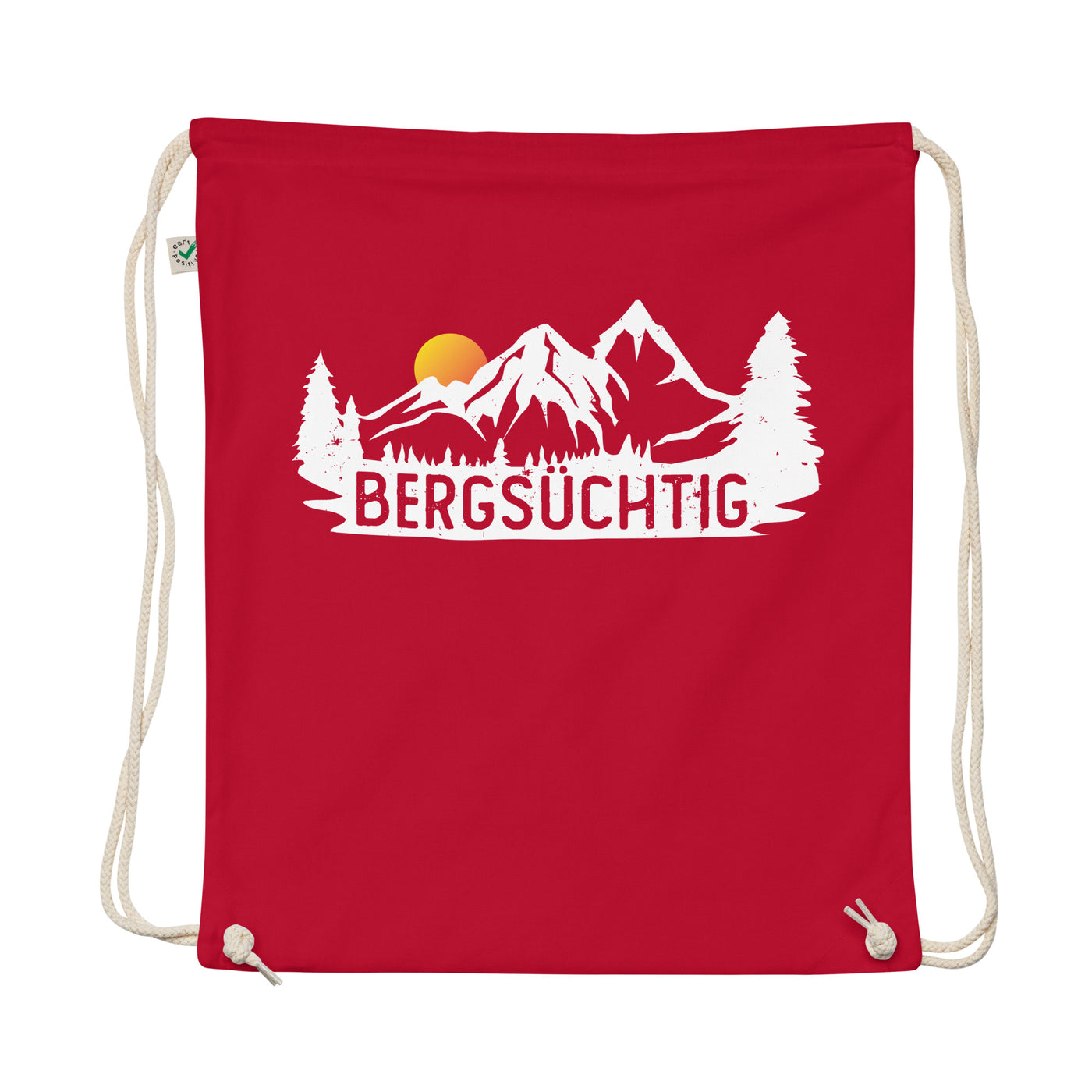 Bergsüchtig - Organic Turnbeutel berge wandern