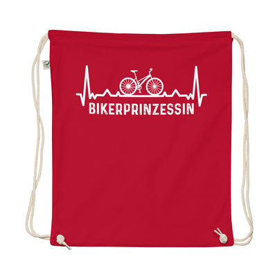 Bikerprinzessin 1 - Organic Turnbeutel fahrrad