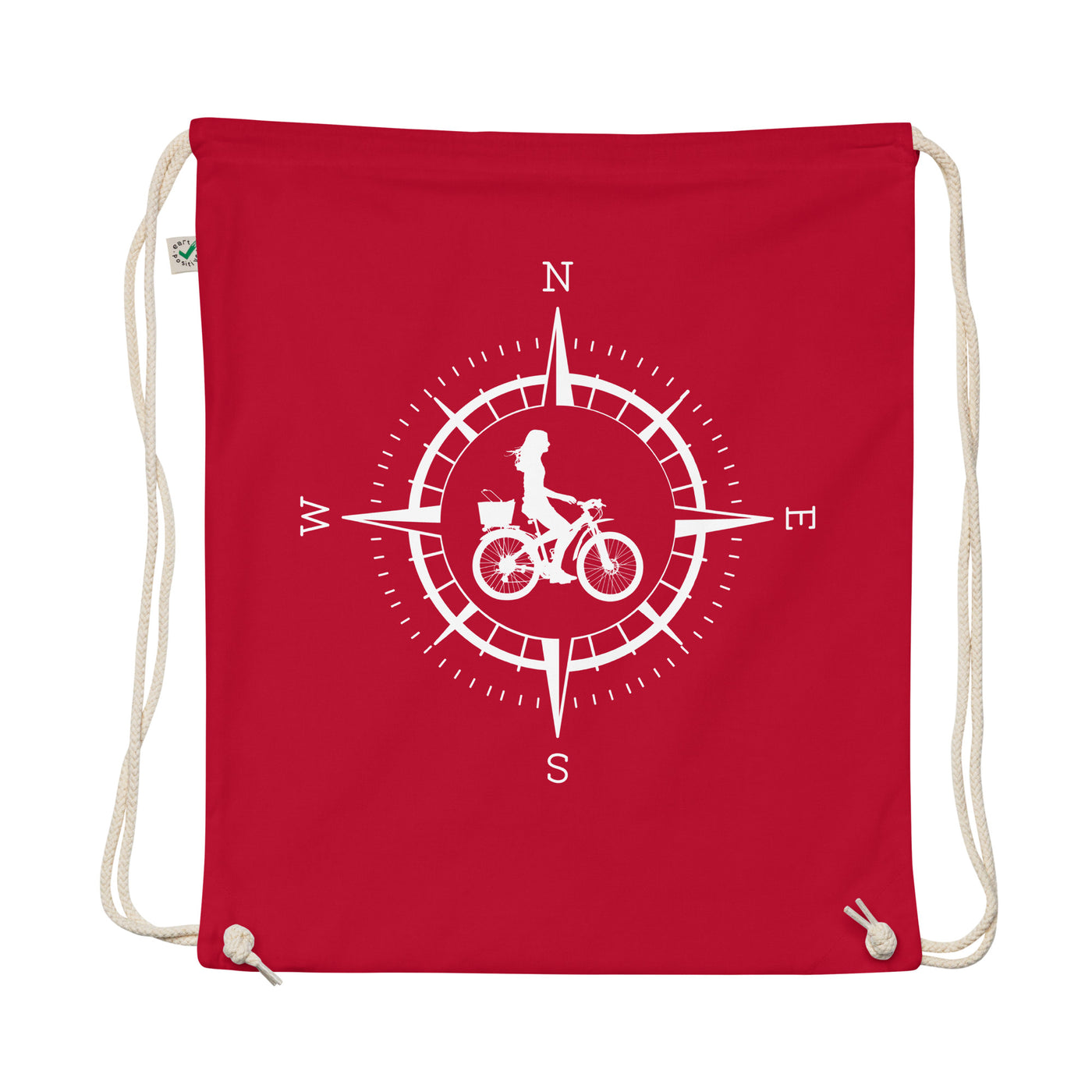 Compass And Cycling - Organic Turnbeutel fahrrad