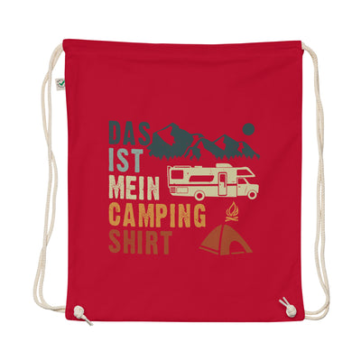 Das Ist Mein Camping Shirt - Organic Turnbeutel camping