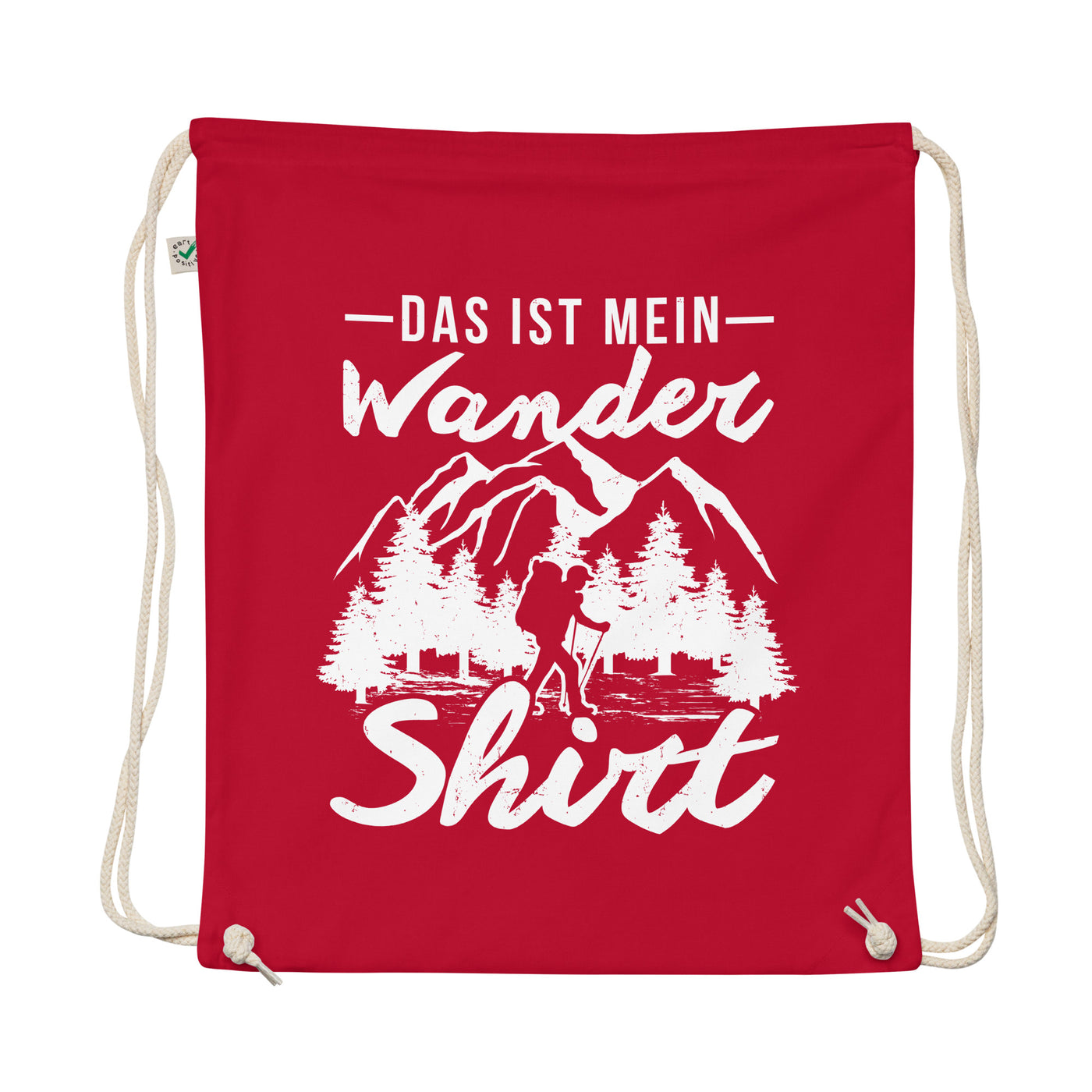 Das Ist Mein Wandershirt - Organic Turnbeutel wandern