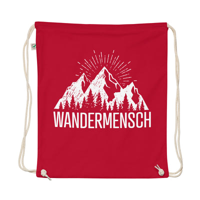 Der Wandermensch - Organic Turnbeutel berge wandern