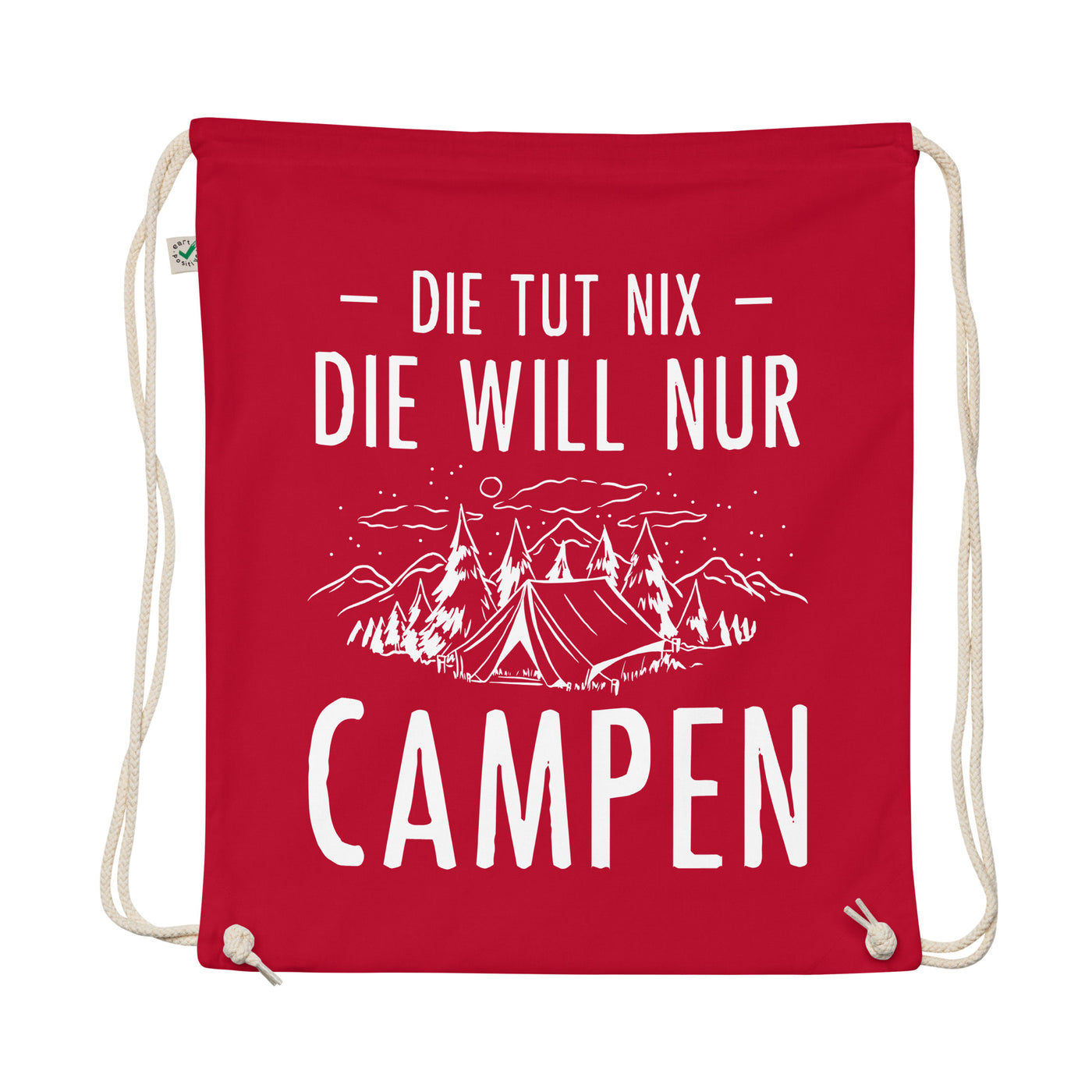 Die Tut Nix Die Will Nur Campen - Organic Turnbeutel camping