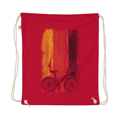 German Flag And Cycling - Organic Turnbeutel fahrrad