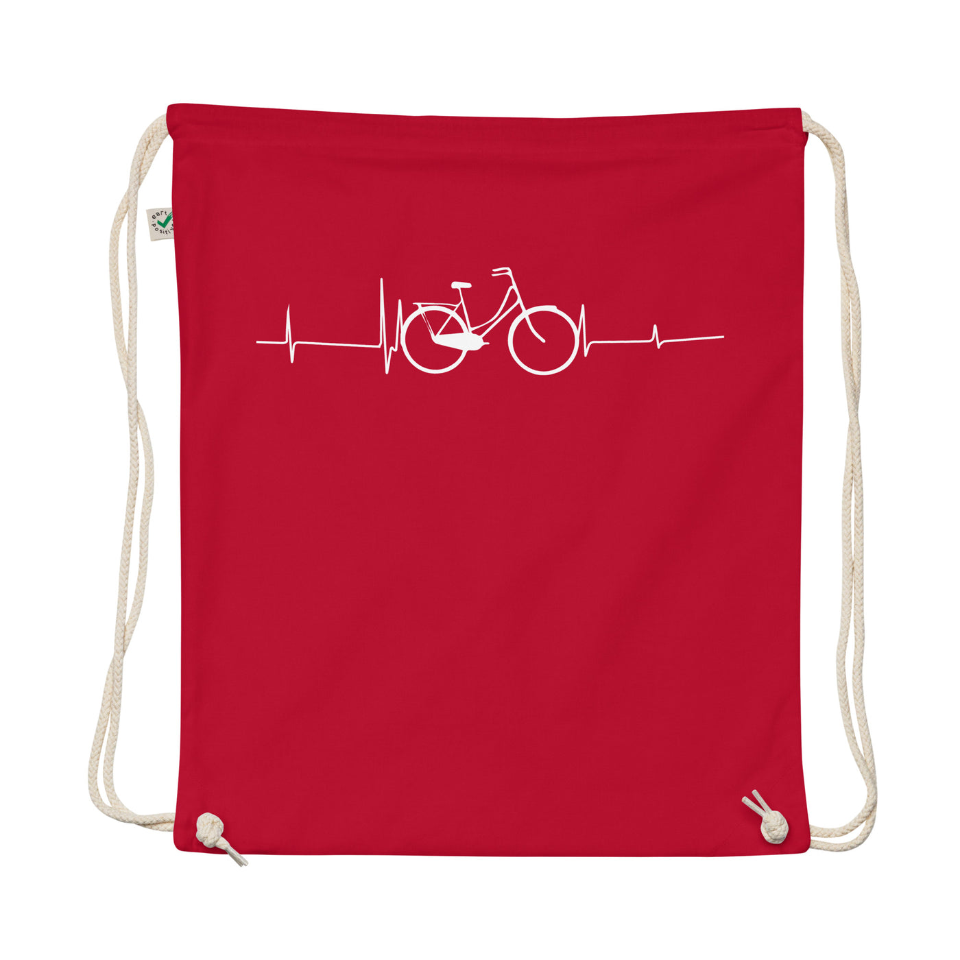 Heartbeat - Cycle - Organic Turnbeutel fahrrad