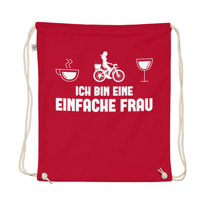 Ich Bin Eine Einfache Frau 1 - Organic Turnbeutel fahrrad