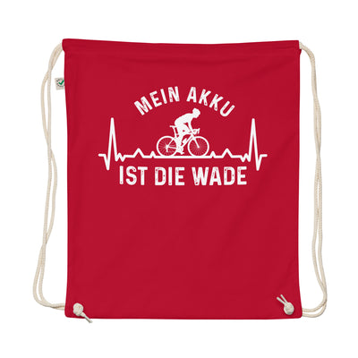 Mein Akku Ist Die Wade 3 - Organic Turnbeutel fahrrad