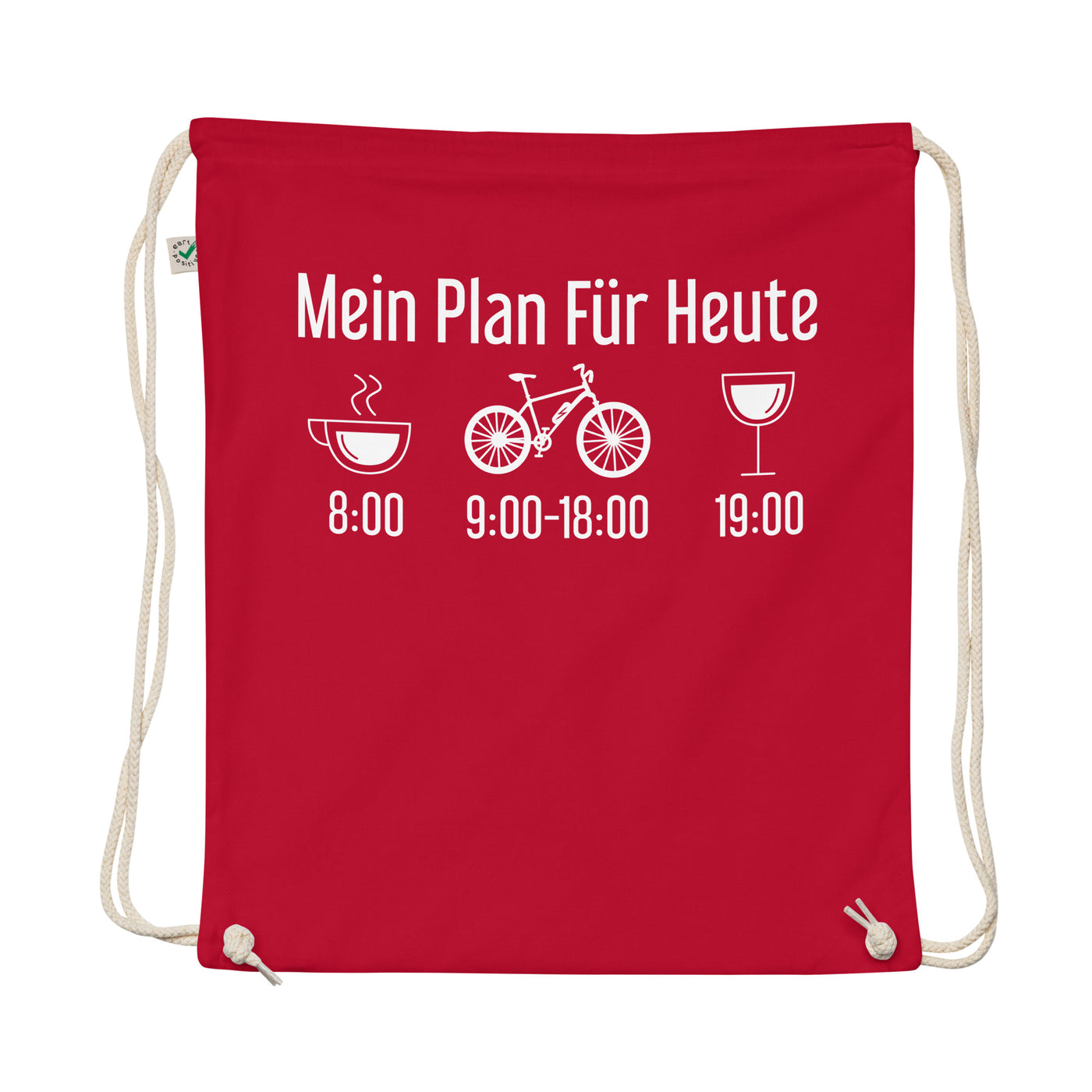 Mein Plan Für Heute - Organic Turnbeutel e-bike