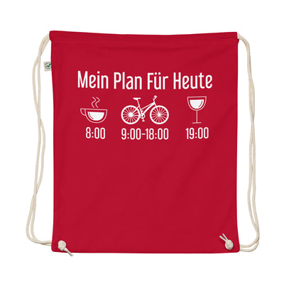 Mein Plan Für Heute - Organic Turnbeutel fahrrad