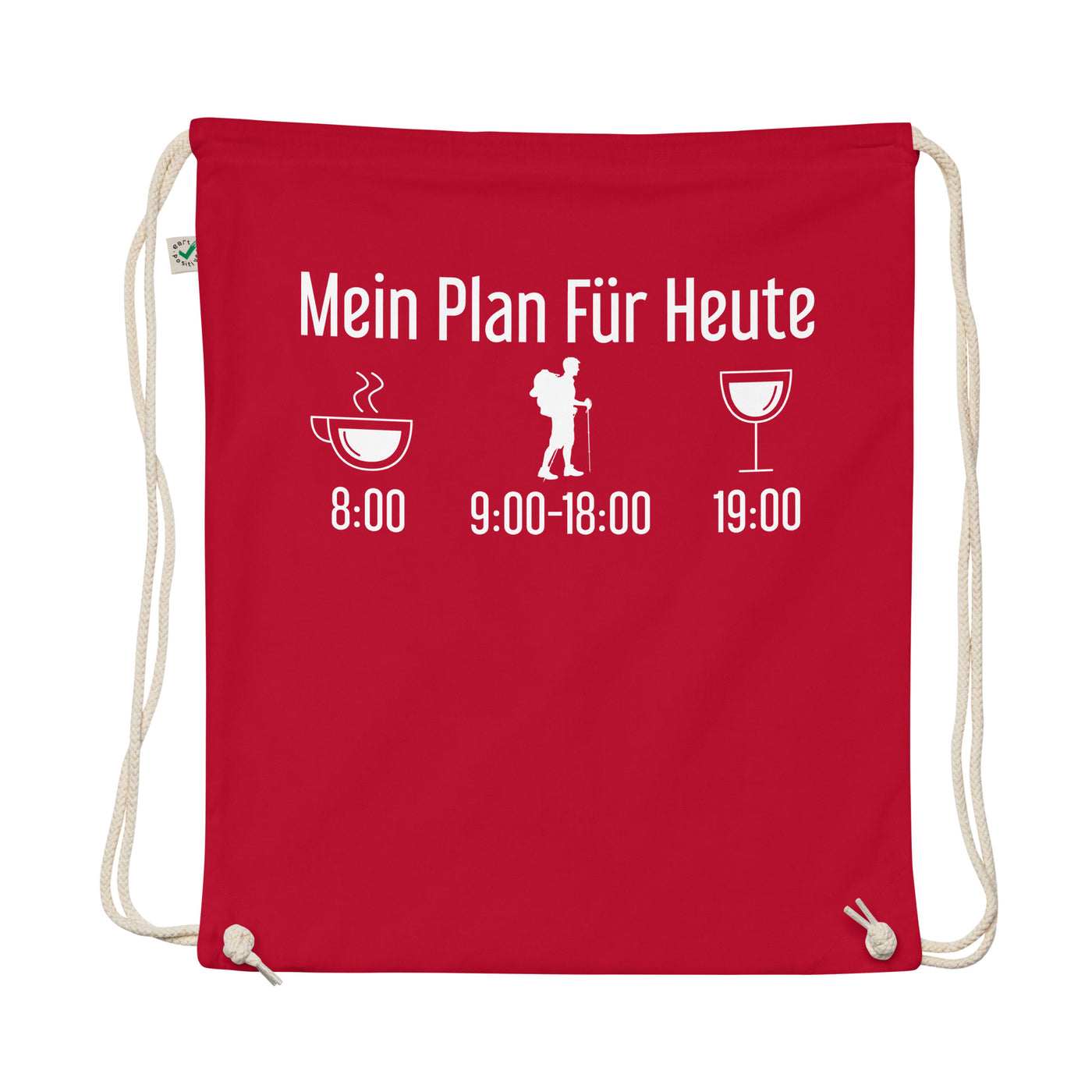 Mein Plan Für Heute - Organic Turnbeutel wandern