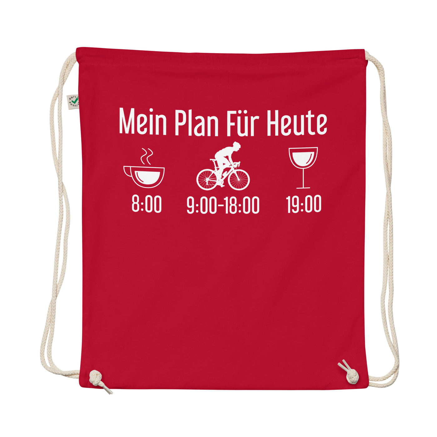 Mein Plan Für Heute 1 - Organic Turnbeutel fahrrad