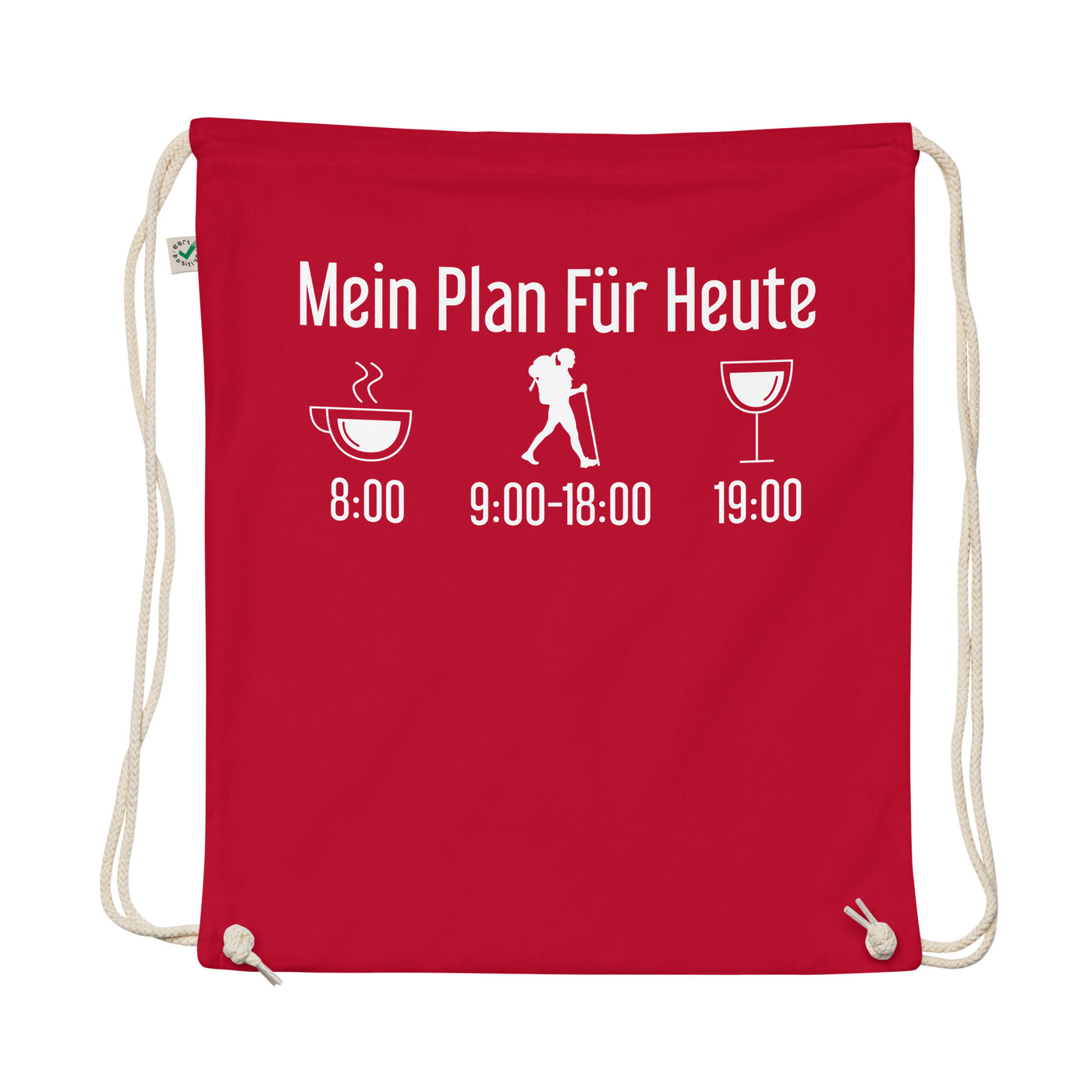 Mein Plan Für Heute 1 - Organic Turnbeutel wandern