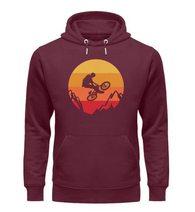 Stuntbiker - Unisex Premium Organic Hoodie Weinrot