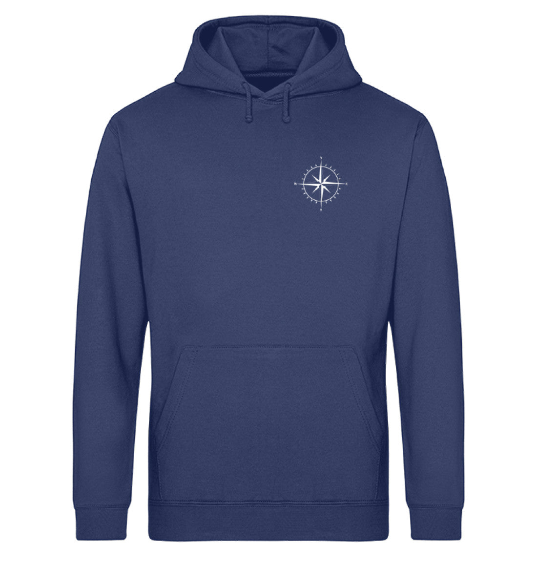 World Traveler - Unisex Organic Hoodie camping wandern Navyblau