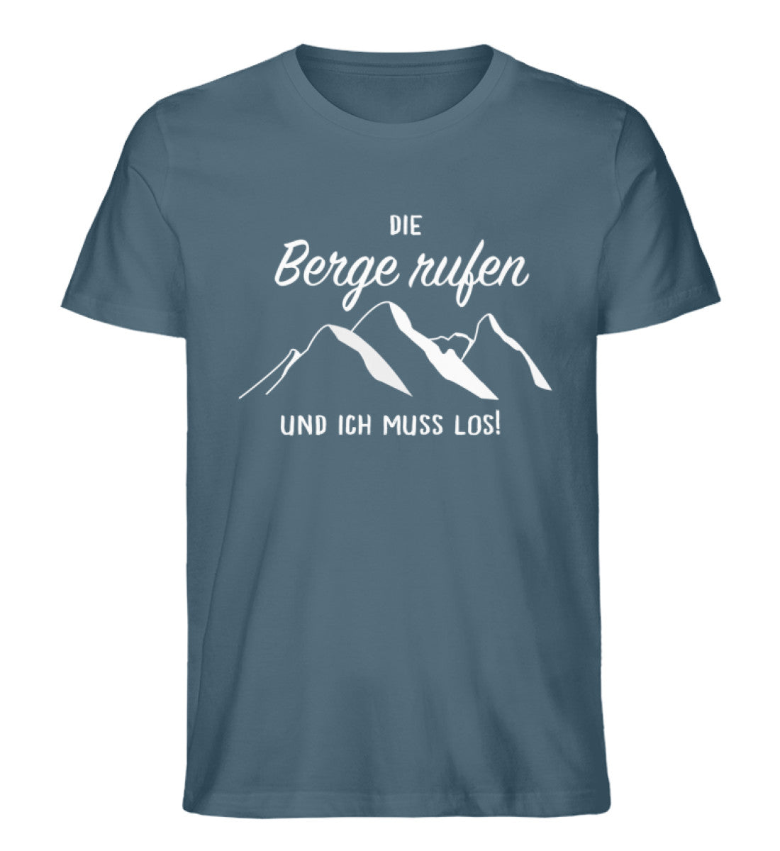 Die Berge rufen und ich muss los - Herren Premium Organic T-Shirt berge wandern Stargazer