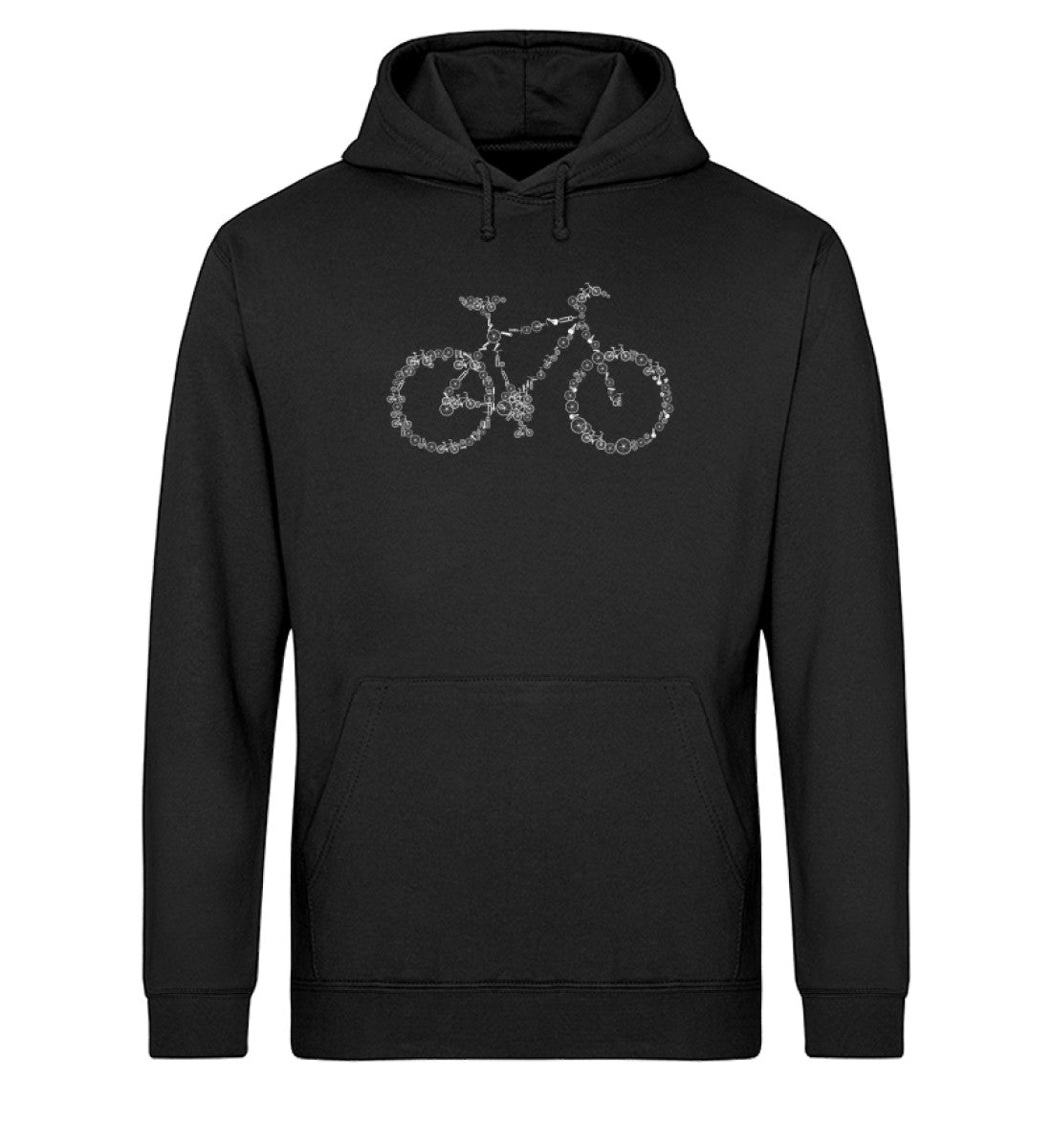 Fahrrad Kollektiv - Unisex Organic Hoodie fahrrad mountainbike Schwarz