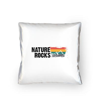 Nature Rocks - Kissen (40x40cm) berge camping mountainbike wandern Default Title