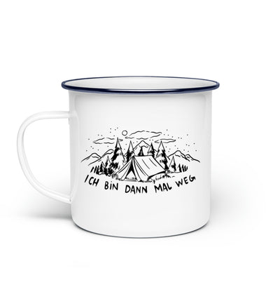 Ich bin dann mal weg - Emaille Tasse berge camping Default Title