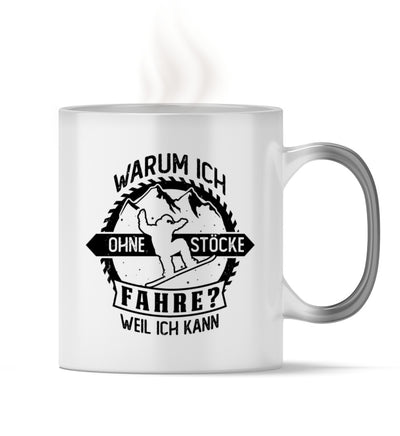 Warum ich ohne Stöcke fahre - Ich kann - Zauber Tasse snowboarden Default Title