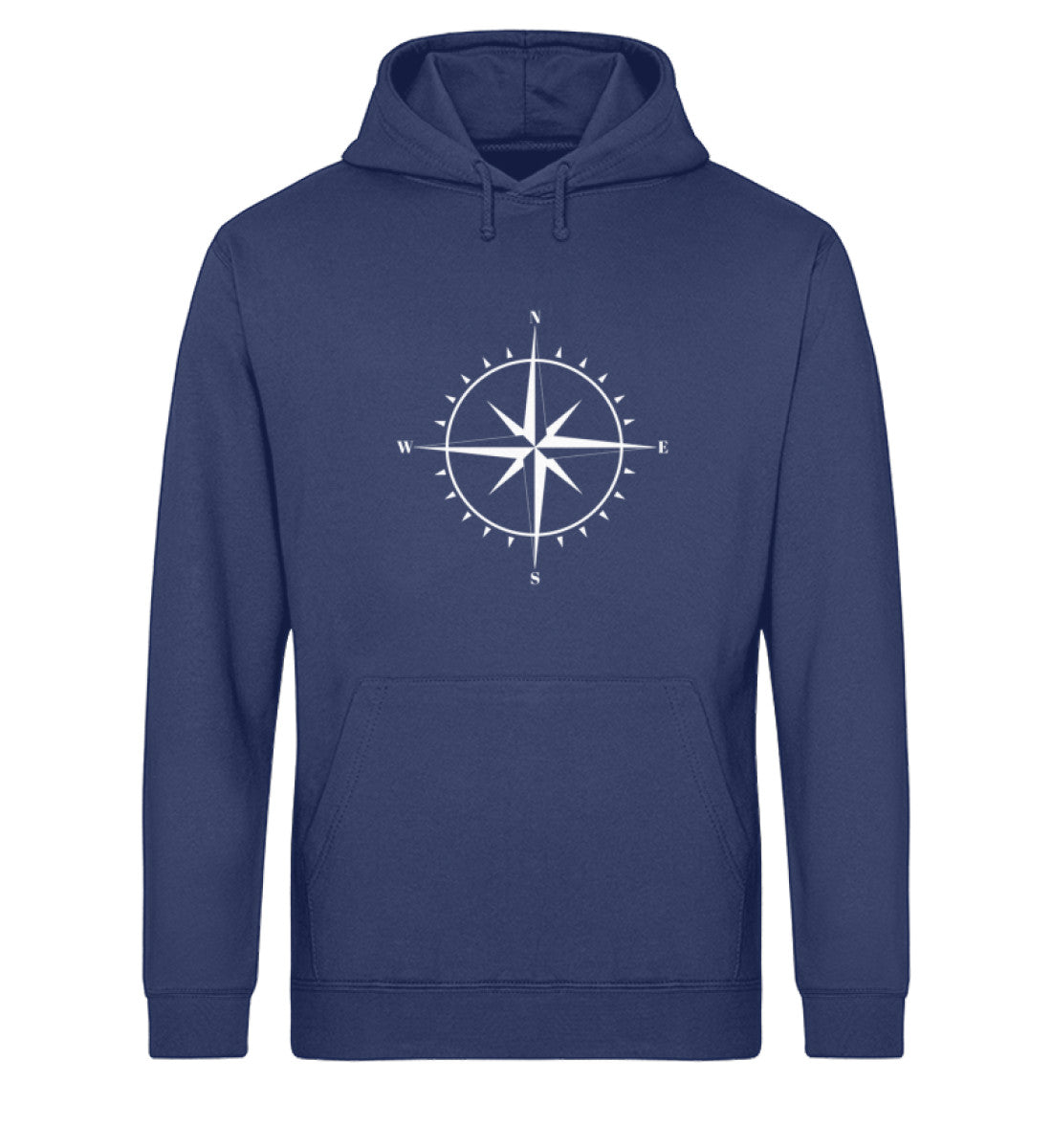 Worldtraveler - Unisex Organic Hoodie' camping wandern Navyblau