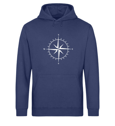 Worldtraveler - Unisex Organic Hoodie' camping wandern Navyblau