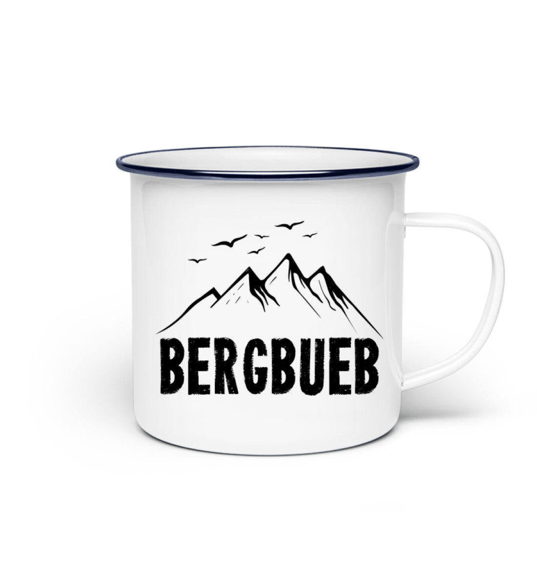 Bergbueb - Emaille Tasse berge