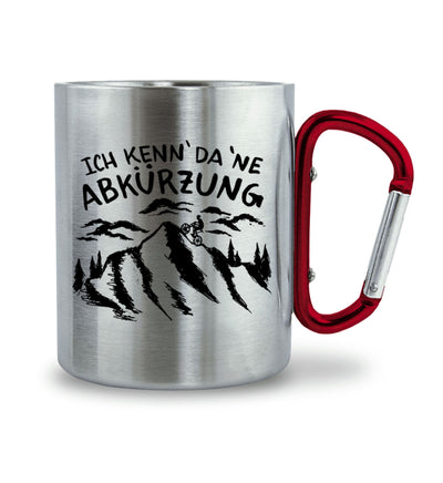 Ich kenn da ne Abkürzung - Karabiner Tasse berge 330ml