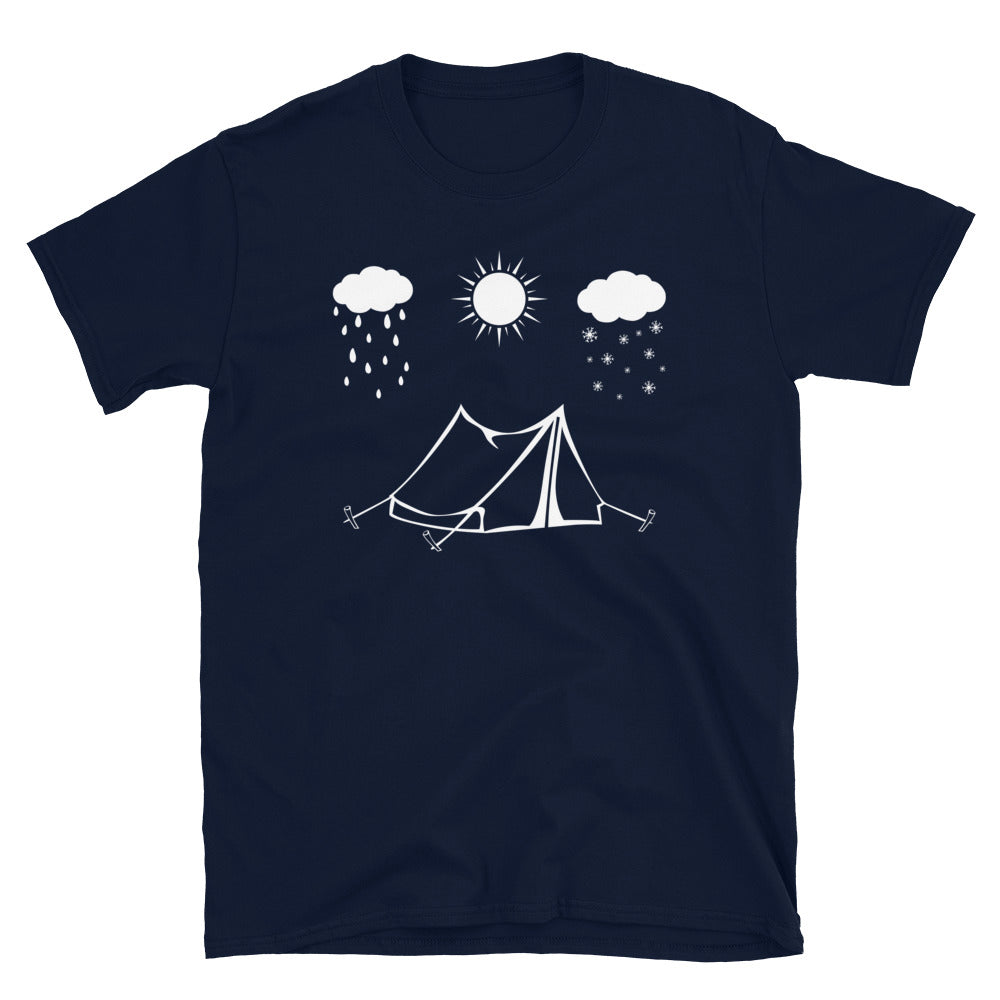 All Seasons and Camping - T-Shirt (Unisex) camping Navy