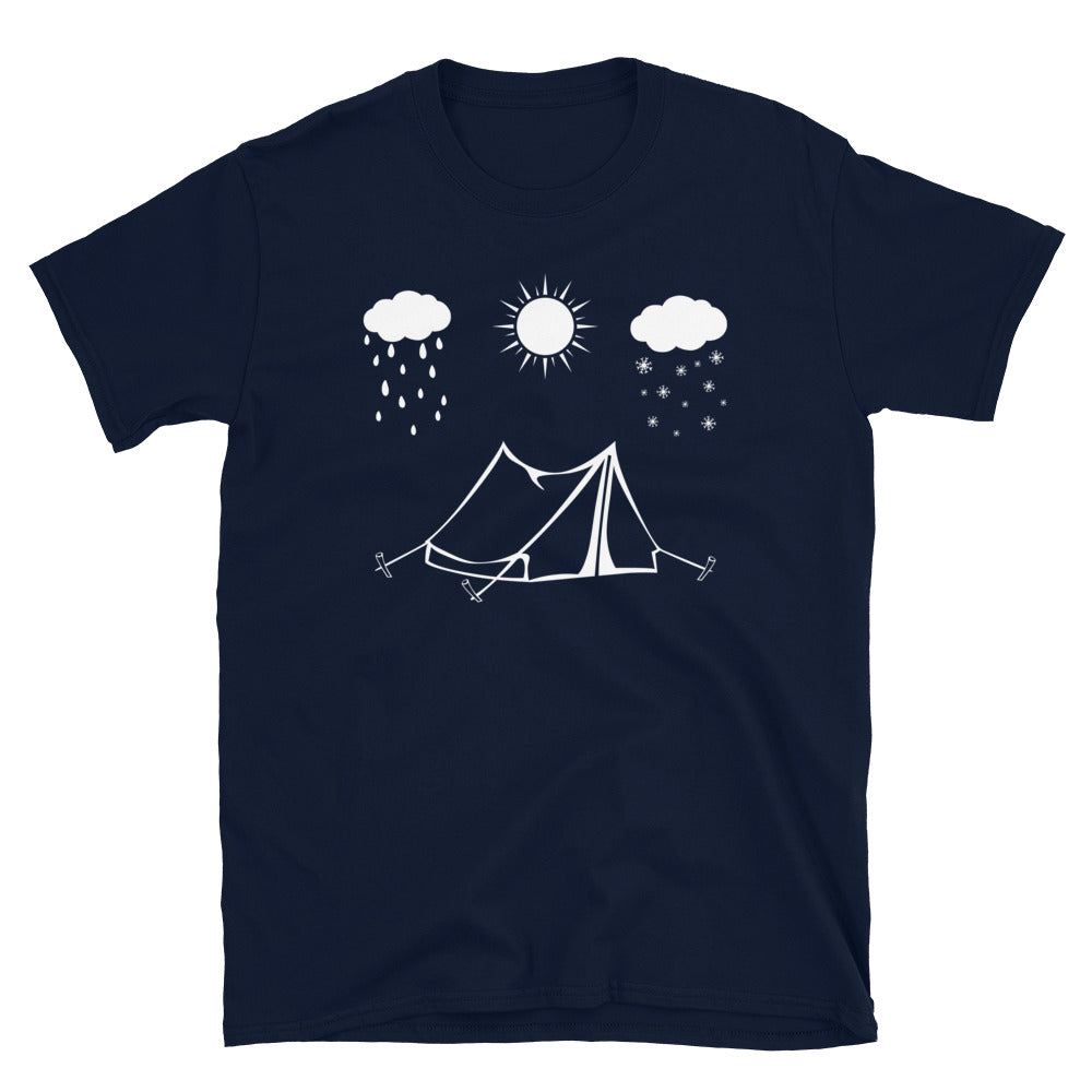 All Seasons And Camping - T-Shirt (Unisex) camping Navy