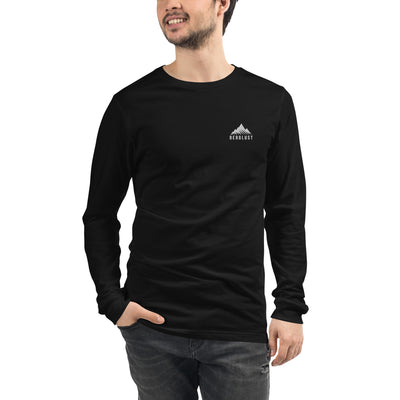 Berglust Logo - Longsleeve (Unisex) (Bestickt) berge