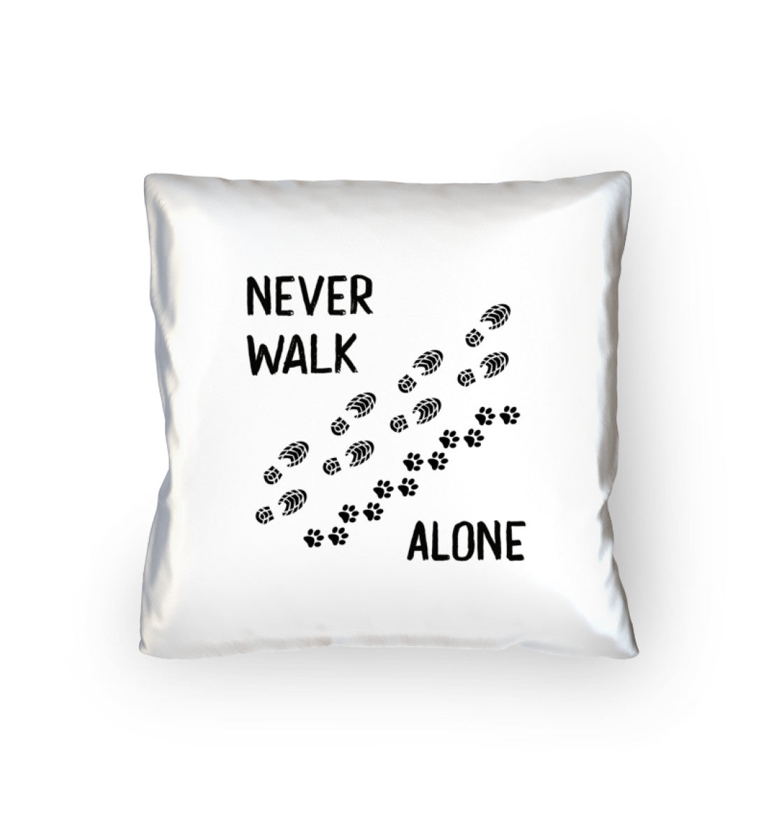 Never walk alone - Kissen (40x40cm) mountainbike wandern Default Title