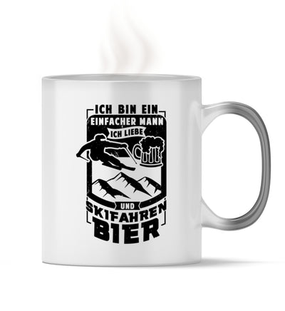 Einfacher Mann - Skifahren und Bier- Zauber Tasse ski Default Title