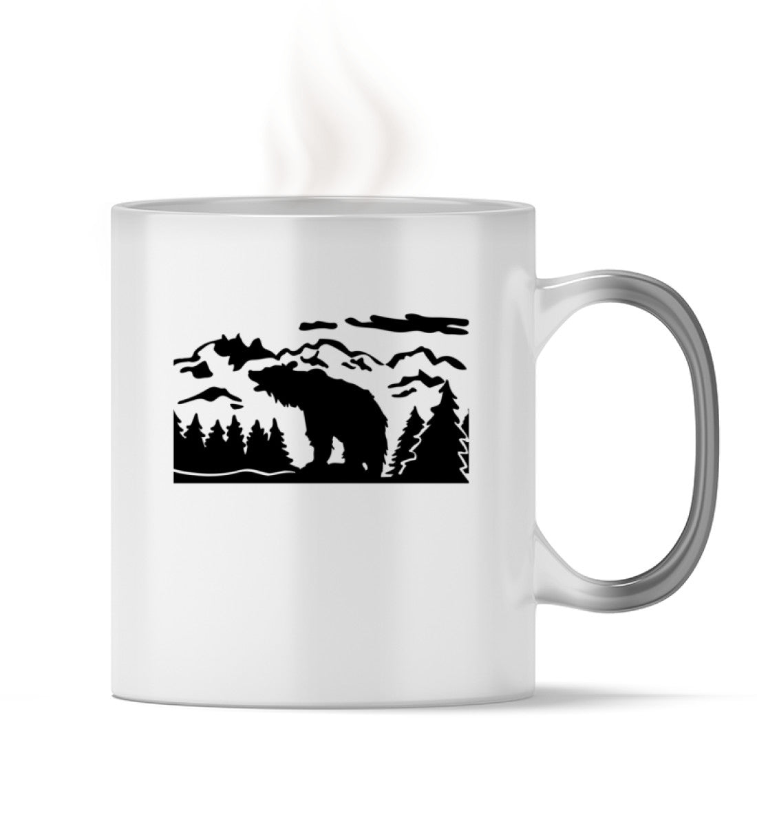 Berglandschaft und Bär - Zauber Tasse berge camping Default Title