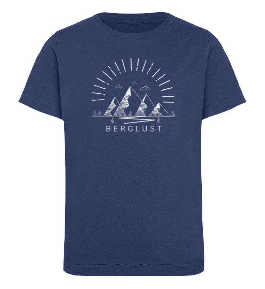 Logo - Kinder Premium Organic T-Shirt berge Navyblau